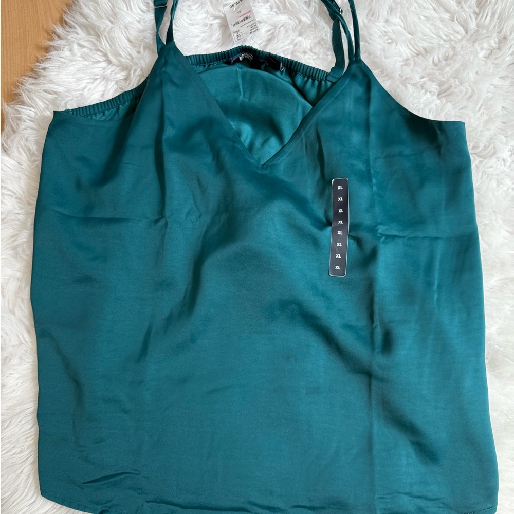 Teal Sleeveless Women's Top